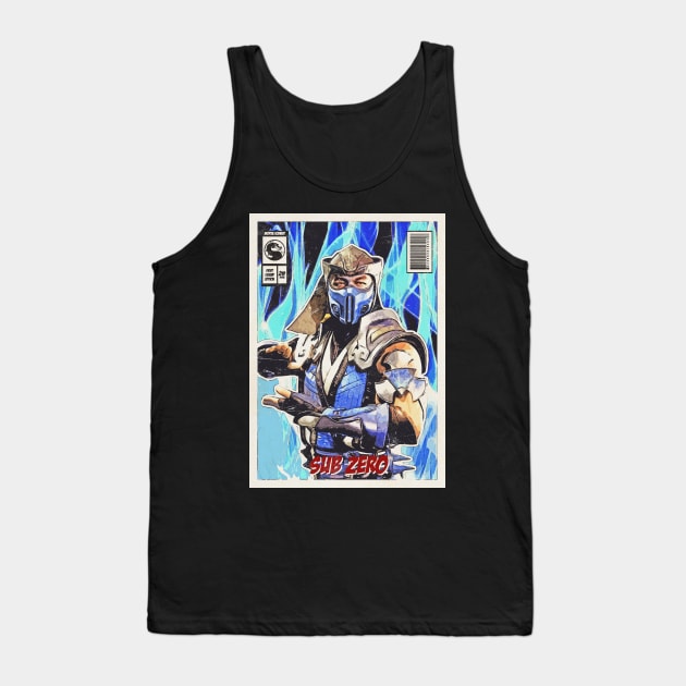 Sub Zero Comic Tank Top by Durro